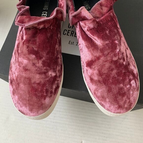 Opening Ceremony Didi Velvet Ruffle Sneaker Pink - Picture 4 of 12